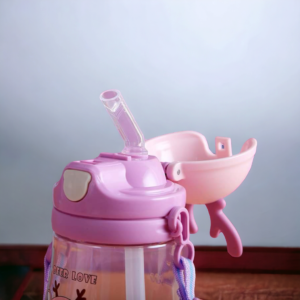 400ml Eco-Friendly Baby Water Bottle with Adorable Cartoon Design