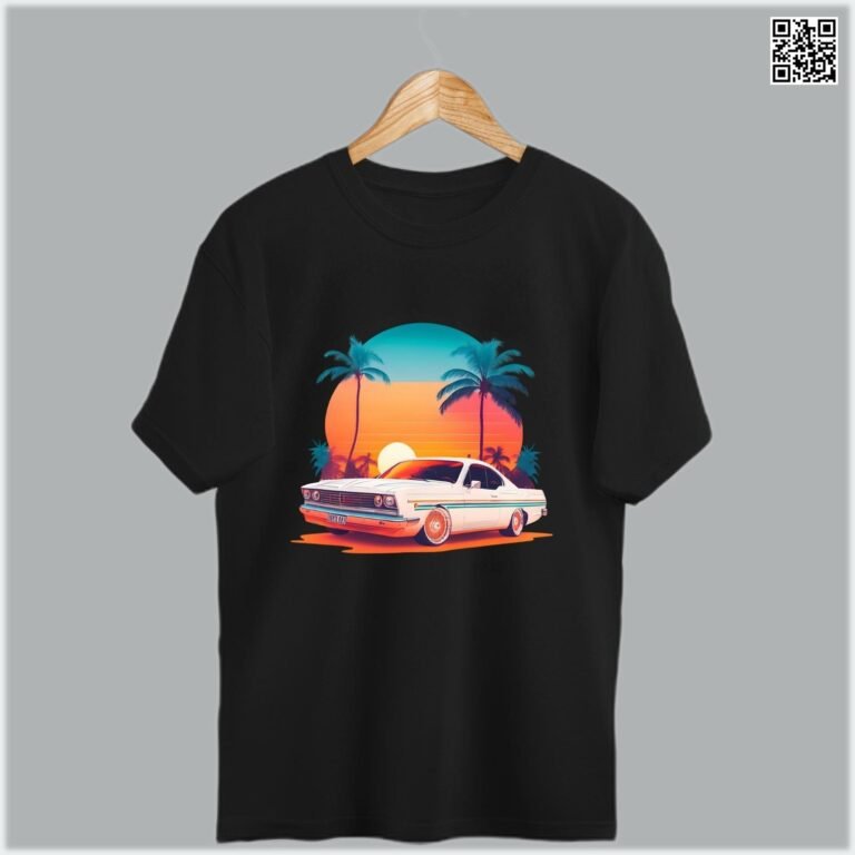 Car Drop Shoulder Unisex T-Shirt