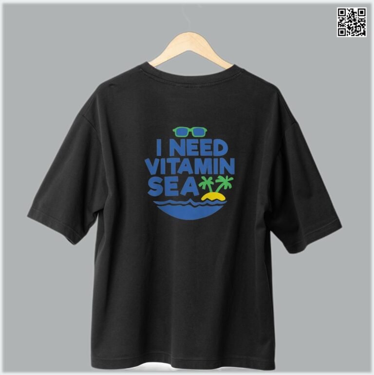 Vitamin Sea Drop Shoulder Unisex T-Shirt